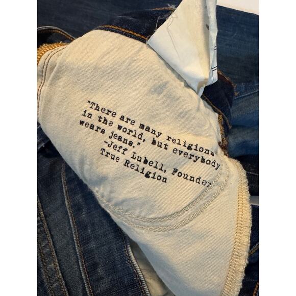 TRUE RELIGION Women's Jeans "Trisha" Low Rise Bootcut, size 26 - Picture 6 of 6